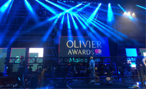 Olivier Awards Royal Albert Hall Stage Nearly Ready