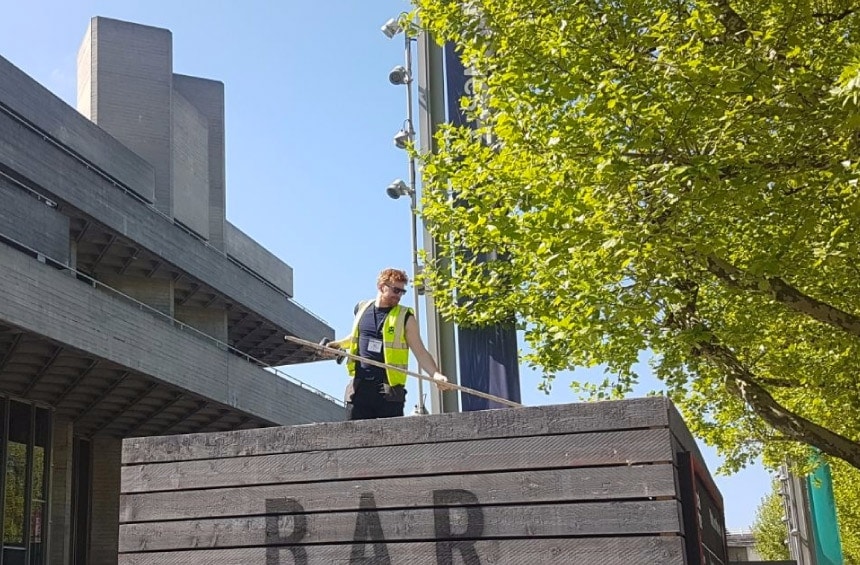 National River Stage Bar Fit Up Crew London