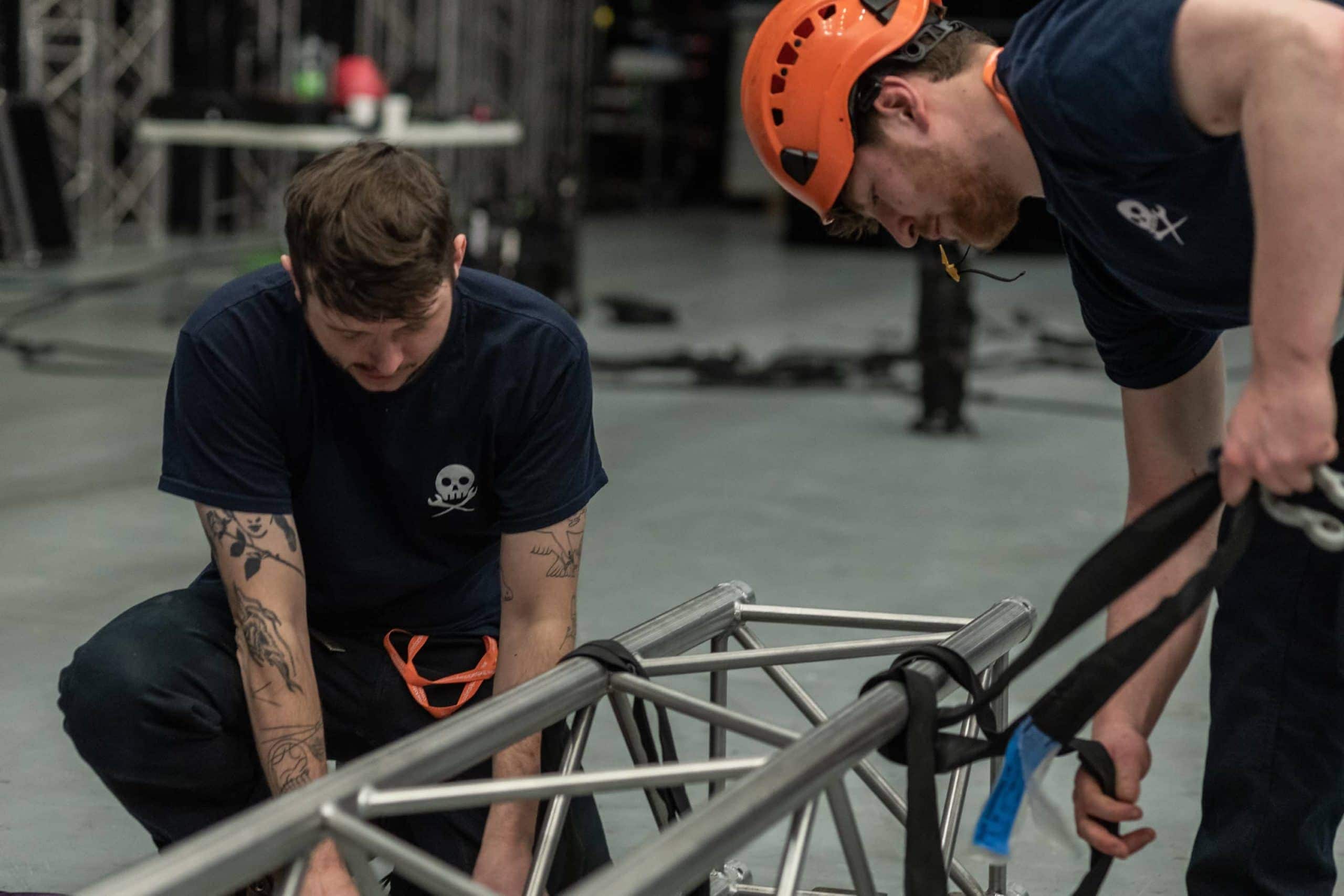 Pirate Crew Event Build Rigging Truss